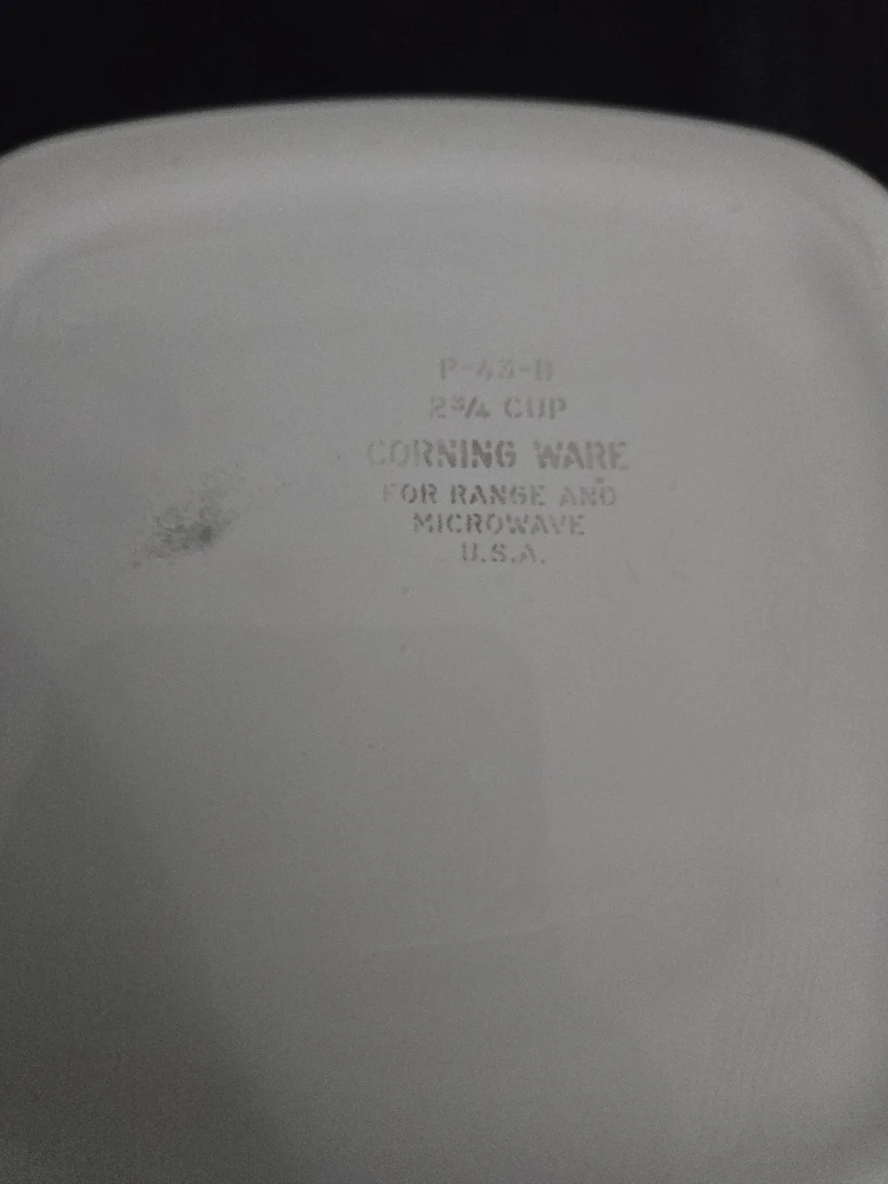 Vintage Blue Floral Casserole DishVintage CorningWare Blue Cornflower P-43-B 2 3